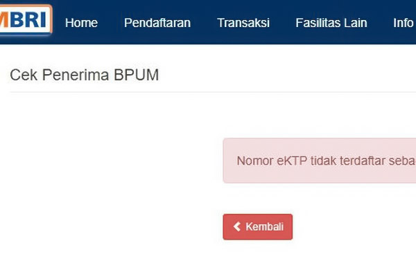 Penerima Bantuan BPUM di eform.bri.co.id/bpum