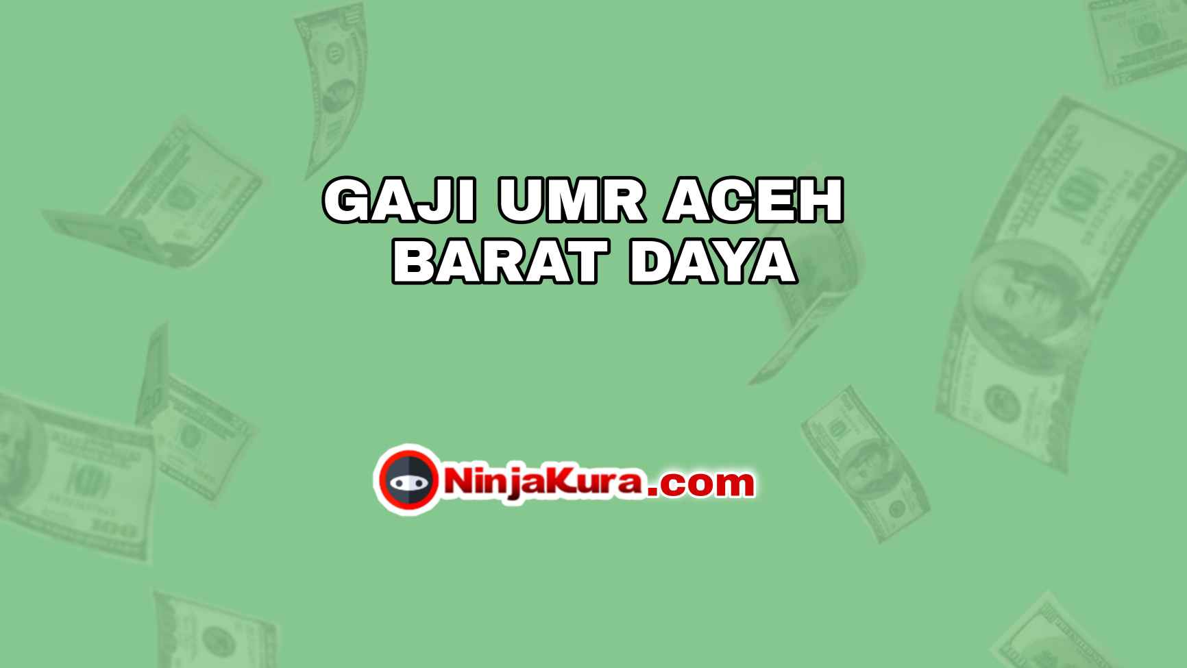 Gaji UMR Aceh Barat Daya